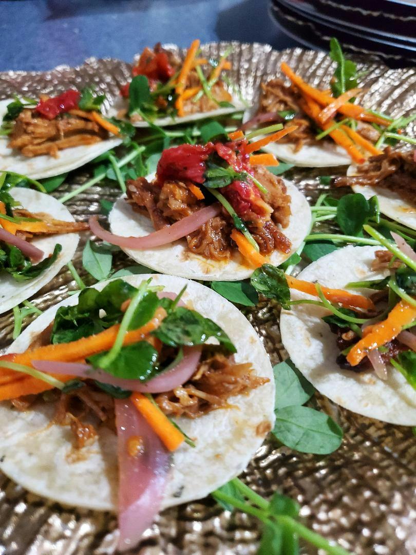Korean pork tacos from the Chef & Co. gallery