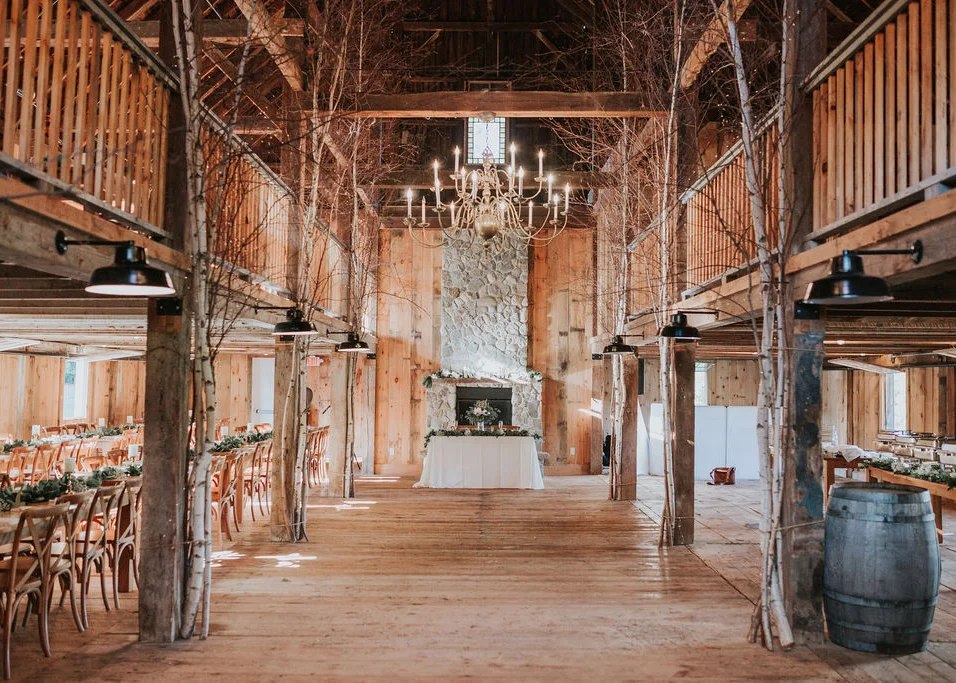 A rustic gathering space