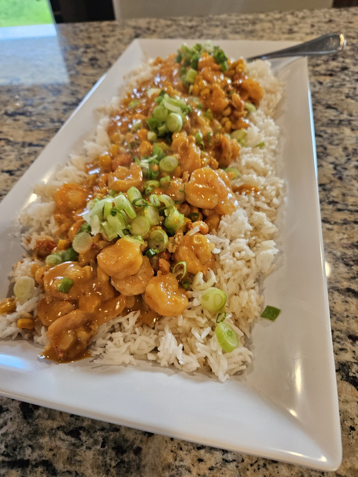Seafood paella
