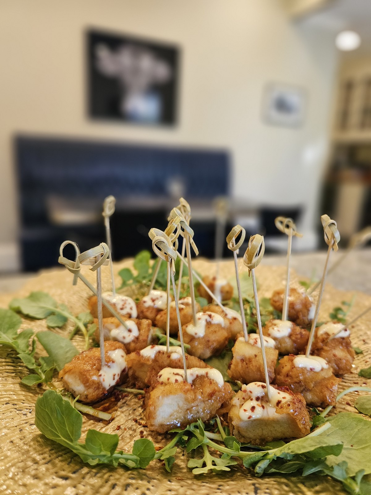 A tray of small bites